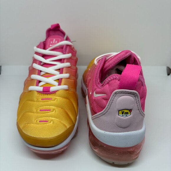 Nike Air Vapormax Plus Womens - Pink and Yellow - Picture 7 of 7